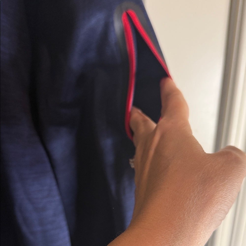 Spyder Active Men's Hooded Full Zip Jacket Brushed Fleece Lined Blue Red SizeXXL - Picture 3 of 16